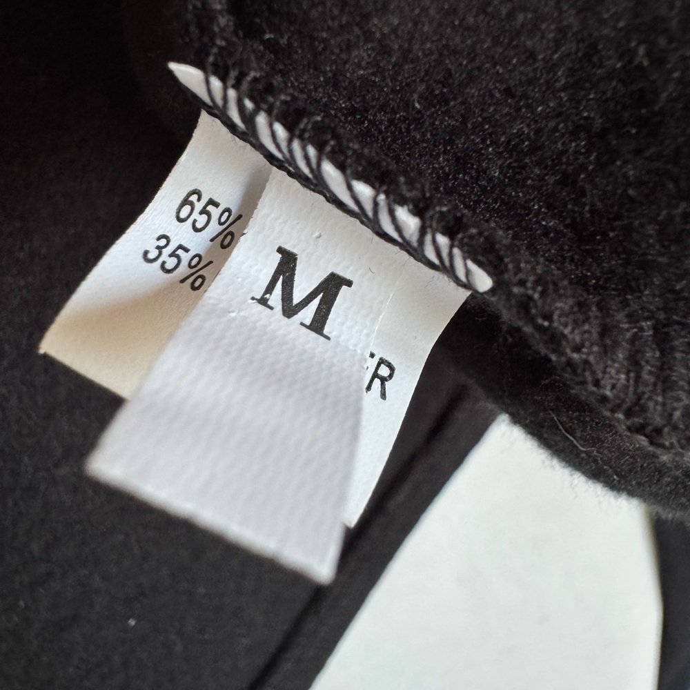 Women’s Black Athleisure Long‎ Sleeve Fitted Zip Collar Sweatshirt Size Medium - Picture 8 of 9